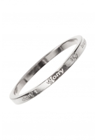 Be Happy Edelstahl Ring
