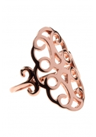Ring Sterling Silber Rosé Vergoldet