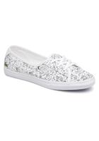 Sale - 30 Lacoste - Ziane Chunky 218 1 - Sale Sneaker Für Damen / Weiß