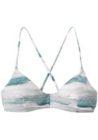 Rvca Washed Lines Crossback Bikini Top