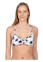 Rvca Fading Petals Bralette Bikini Top
