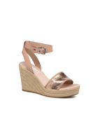 Tommy Hilfiger - Metallic Wedge Sandal - Espadrilles Für Damen / Gold/bronze