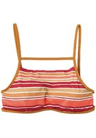 Rvca Stripe Type Bralette Bikini Top