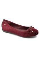 Sale - 40 Xti - 047247 - Sale Ballerinas Für Damen / Weinrot