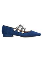 Sale - 40 Made By Sarenza - Legit Legion #2 - Sale Ballerinas Für Damen / Blau