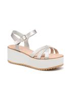 Refresh - 64099 - Sandalen Für Damen / Silber