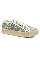 Geox - D Hidence V A - Espadrilles Für Damen / Grün