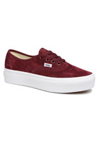 Sale - 20 Vans - Authentic Platform 2.0 - Sale Sneaker Für Damen / Weinrot